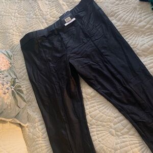 Topshop Black Dress Pants. Sheer accent on side of calf.   NWT